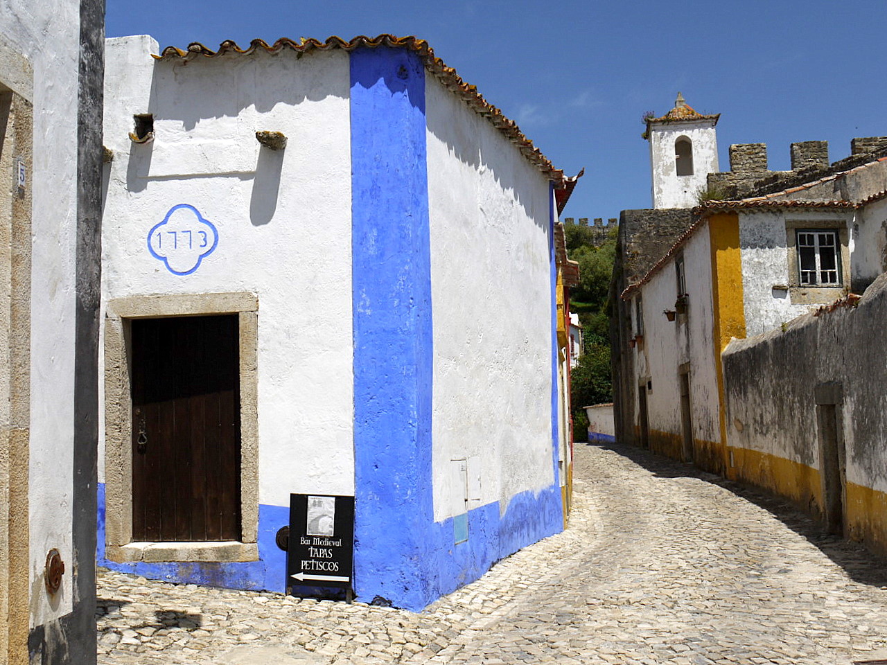 views of The Obidos town